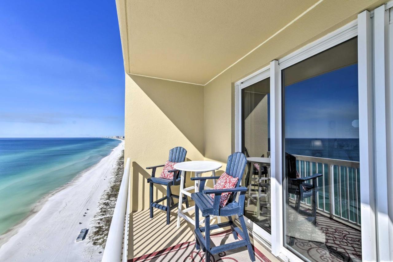 Oceanfront Panama City Beach Condo With Pool Access! Bagian luar foto